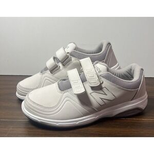New Balance 813 Women's Sz 9.5 Cream Gray Athletic Running Walking Shoes Wide